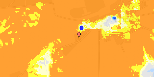 Ekstrem regn på Skibdalvej 48