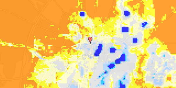 Ekstrem regn på Tinggade 24A