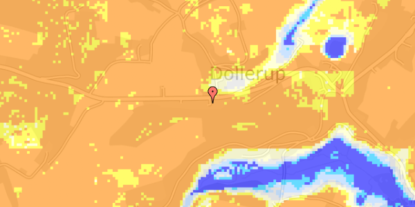 Ekstrem regn på Dollerupvej 140