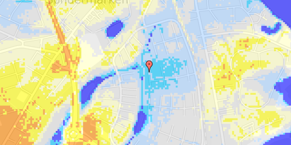 Ekstrem regn på Enghaverne 56