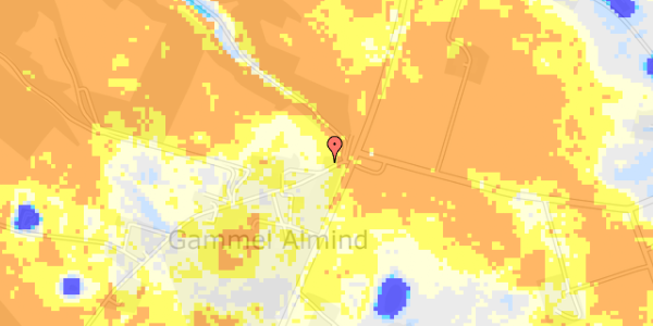 Ekstrem regn på Gl. Almindvej 2