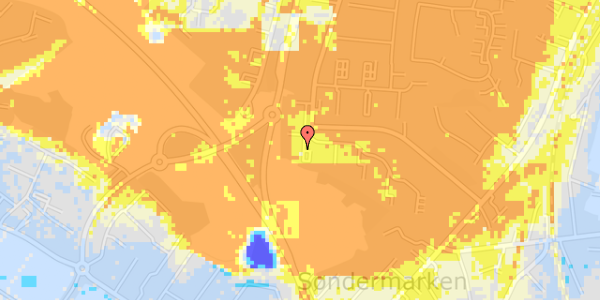 Ekstrem regn på Guldstjernevej 28, 1. tv