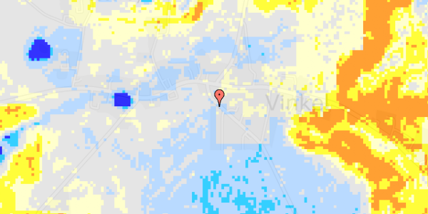 Ekstrem regn på Horsdalvej 8