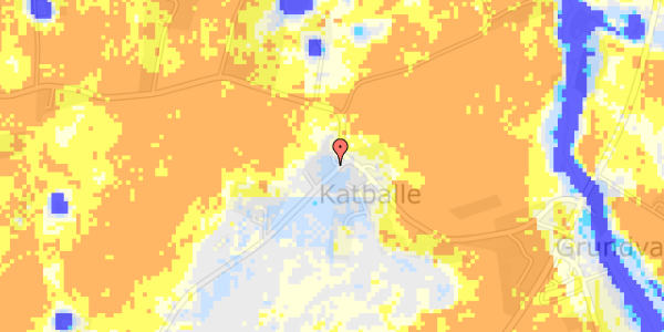 Ekstrem regn på Katballevej 17