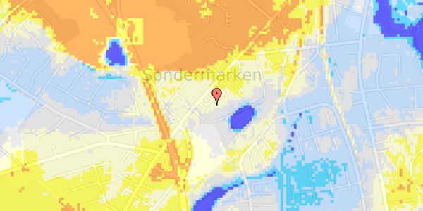 Ekstrem regn på Koldingvej 73A