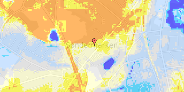 Ekstrem regn på Koldingvej 108A