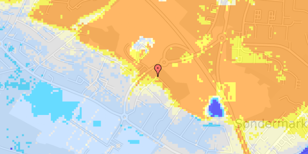 Ekstrem regn på Liseborgvænget 17