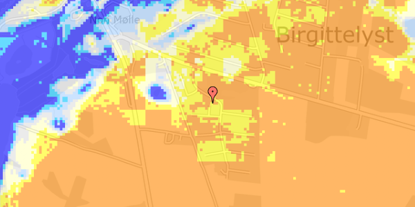 Ekstrem regn på Lyngstien 6