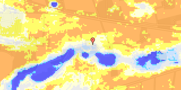 Ekstrem regn på Nordre Ringvej 12