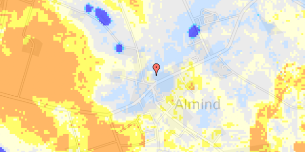 Ekstrem regn på Rindsholmvej 39B