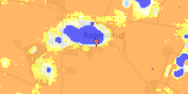 Ekstrem regn på Rogenstrupvej 3B