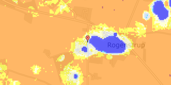 Ekstrem regn på Rogenstrupvej 4