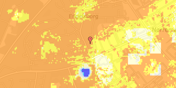 Ekstrem regn på Salvievej 12