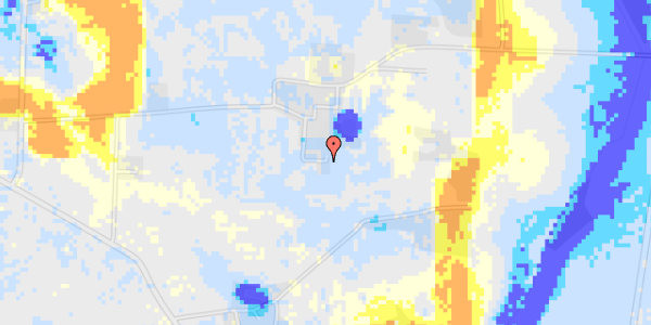 Ekstrem regn på Silkeborgvej 65