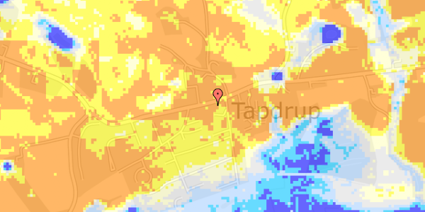 Ekstrem regn på Tapdrupvej 84