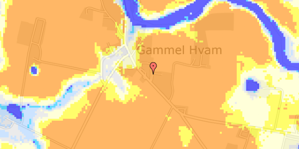 Ekstrem regn på Hvamvej 103