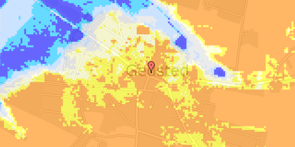 Ekstrem regn på Vesterbro 10A, st. 