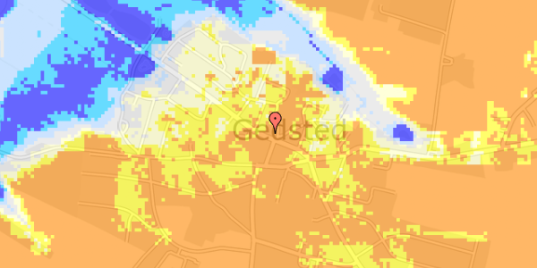 Ekstrem regn på Vesterbro 10B, st. 