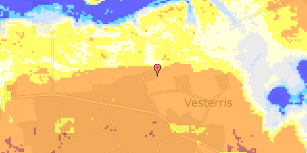 Ekstrem regn på Vesterrisvej 42