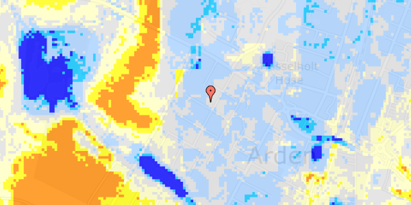 Ekstrem regn på Bymarken 16