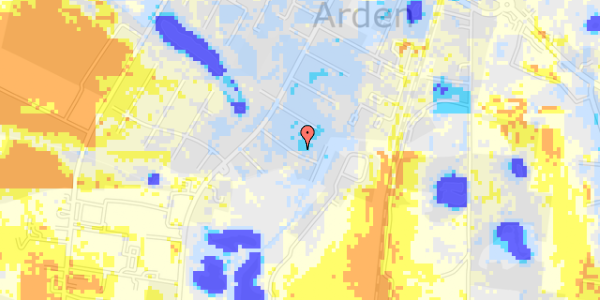 Ekstrem regn på Fredensgade 7