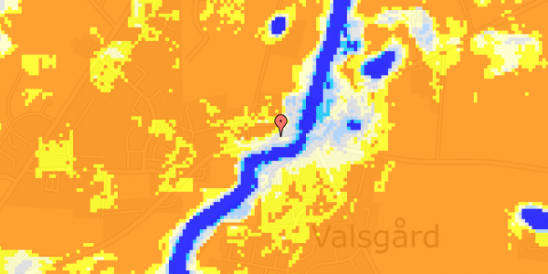 Ekstrem regn på Hovedgaden 20