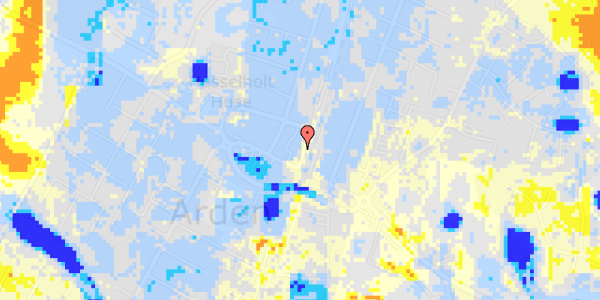 Ekstrem regn på Jernbanegade 5, 1. th