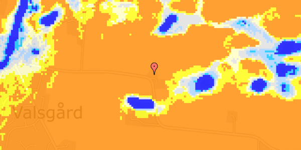 Ekstrem regn på Karlsvej 11