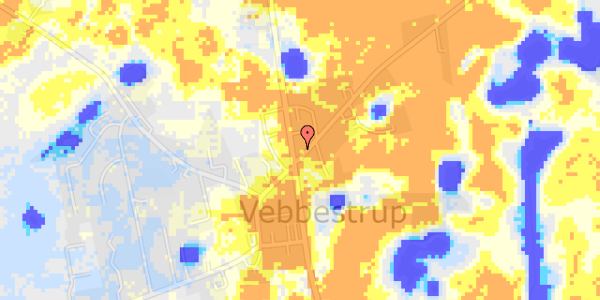 Ekstrem regn på Lundgaard Hedevej 1, st. 