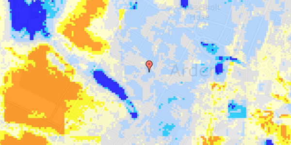 Ekstrem regn på Myhlenbergvej 16F