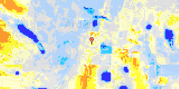 Ekstrem regn på Vildrosen 4