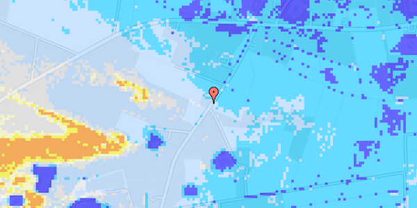 Ekstrem regn på Bratbjerg 93