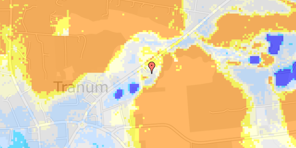 Ekstrem regn på Dybdalsvej 24