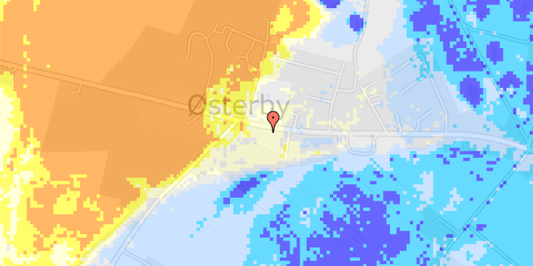 Ekstrem regn på Hammershøj 2C