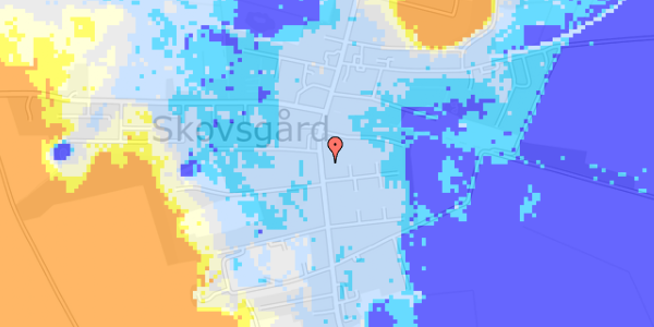 Ekstrem regn på Hovedgaden 49