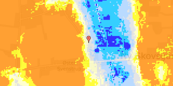 Ekstrem regn på Janumvej 8