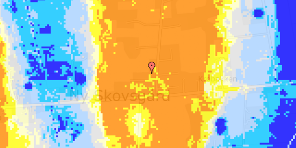 Ekstrem regn på Karen Blixens Vej 4