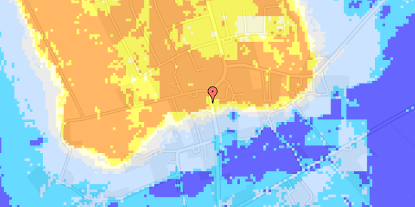 Ekstrem regn på Kirkegade 82