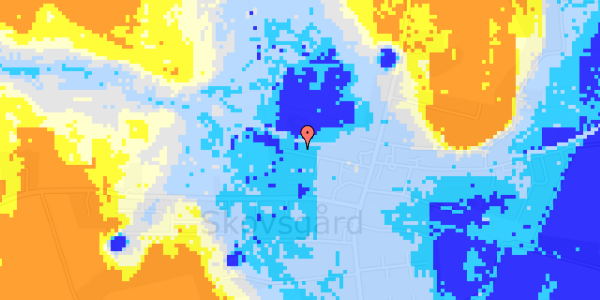 Ekstrem regn på Markedspladsen 14