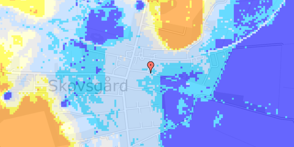 Ekstrem regn på Prinsensgade 8