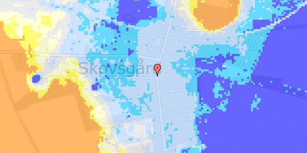 Ekstrem regn på Sandgade 2