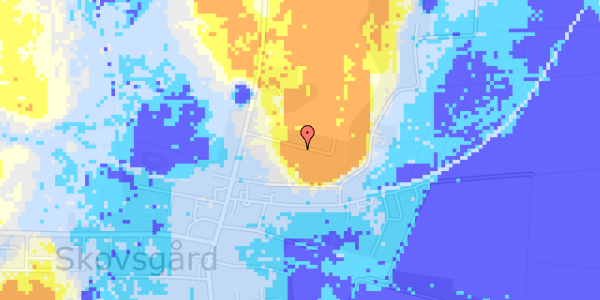 Ekstrem regn på Skovbakken 12