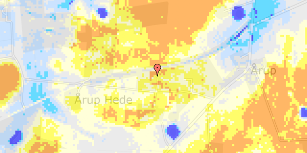 Ekstrem regn på Årup Hede 8