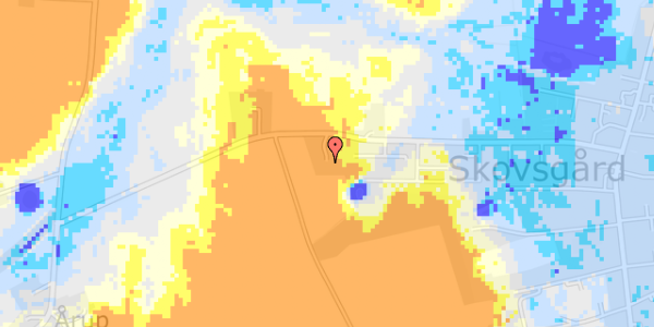 Ekstrem regn på Aarupvej 39