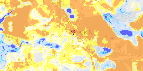 Ekstrem regn på Arkonavej 5