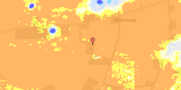 Ekstrem regn på Birkmosevej 120