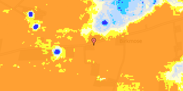 Ekstrem regn på Birkmosevej 122