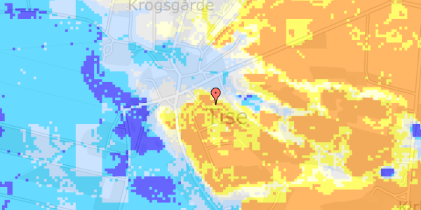 Ekstrem regn på Digterstien 7