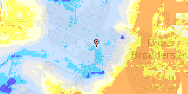 Ekstrem regn på Elmevej 34B