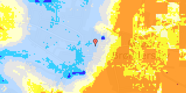 Ekstrem regn på Elmevej 50